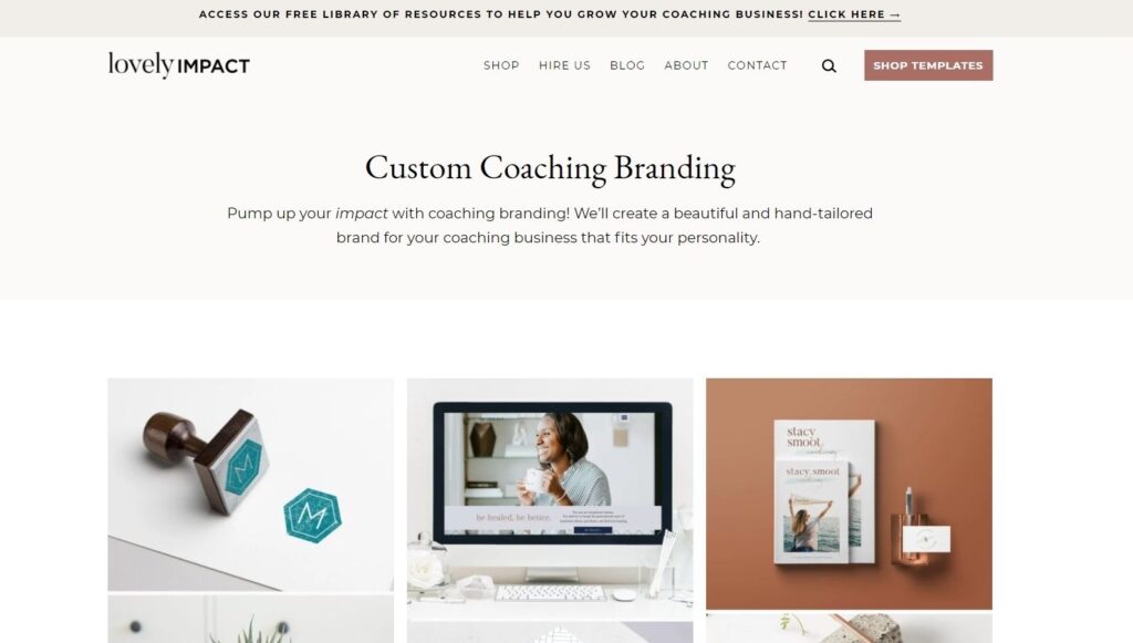 custom coaching branding services