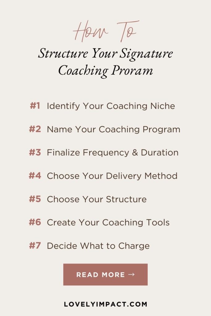 How to Structure a Coaching Program