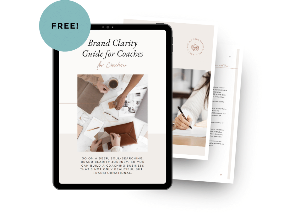 Coaching Brand Clarity Workbook for Executive Coaches