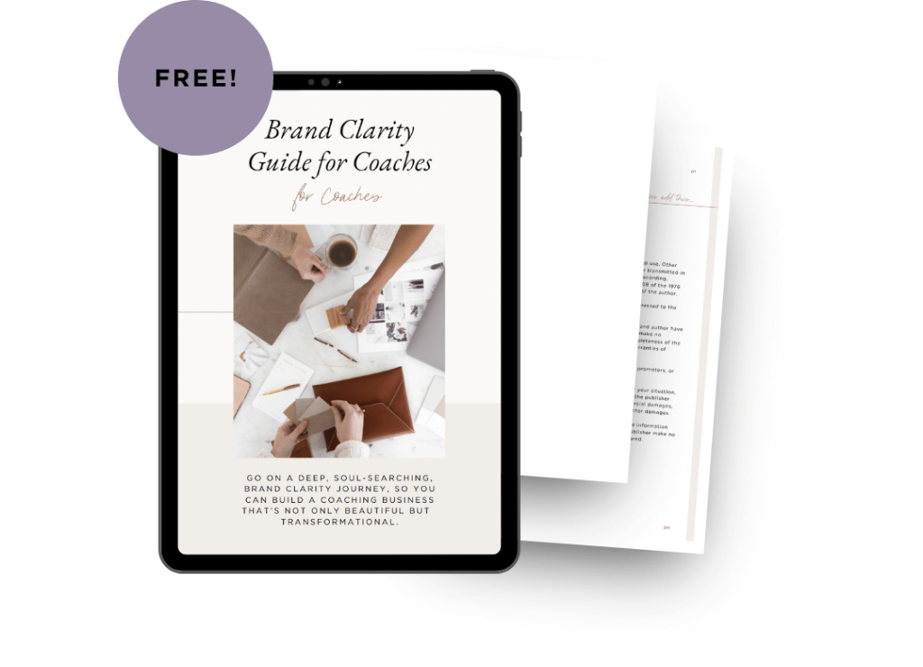 Coaching Brand Clarity Workbook for Spiritual Coaches