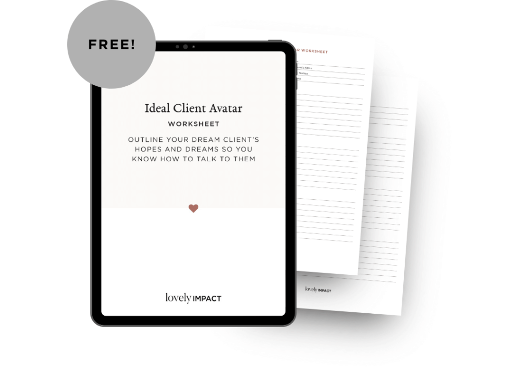 Ideal Client Avatar Worksheet for Business Coaches