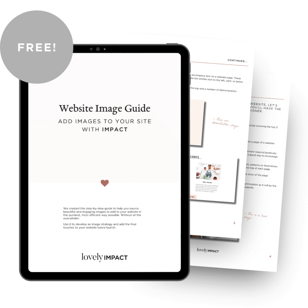Website Image Guide for Business Coaches