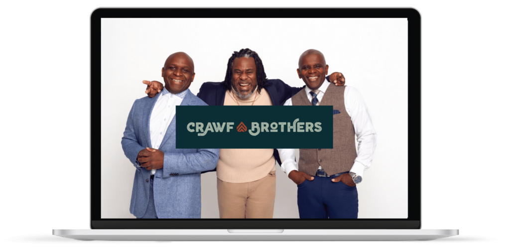 Professional Life Coaching Podcast Website for Crawf Brothers