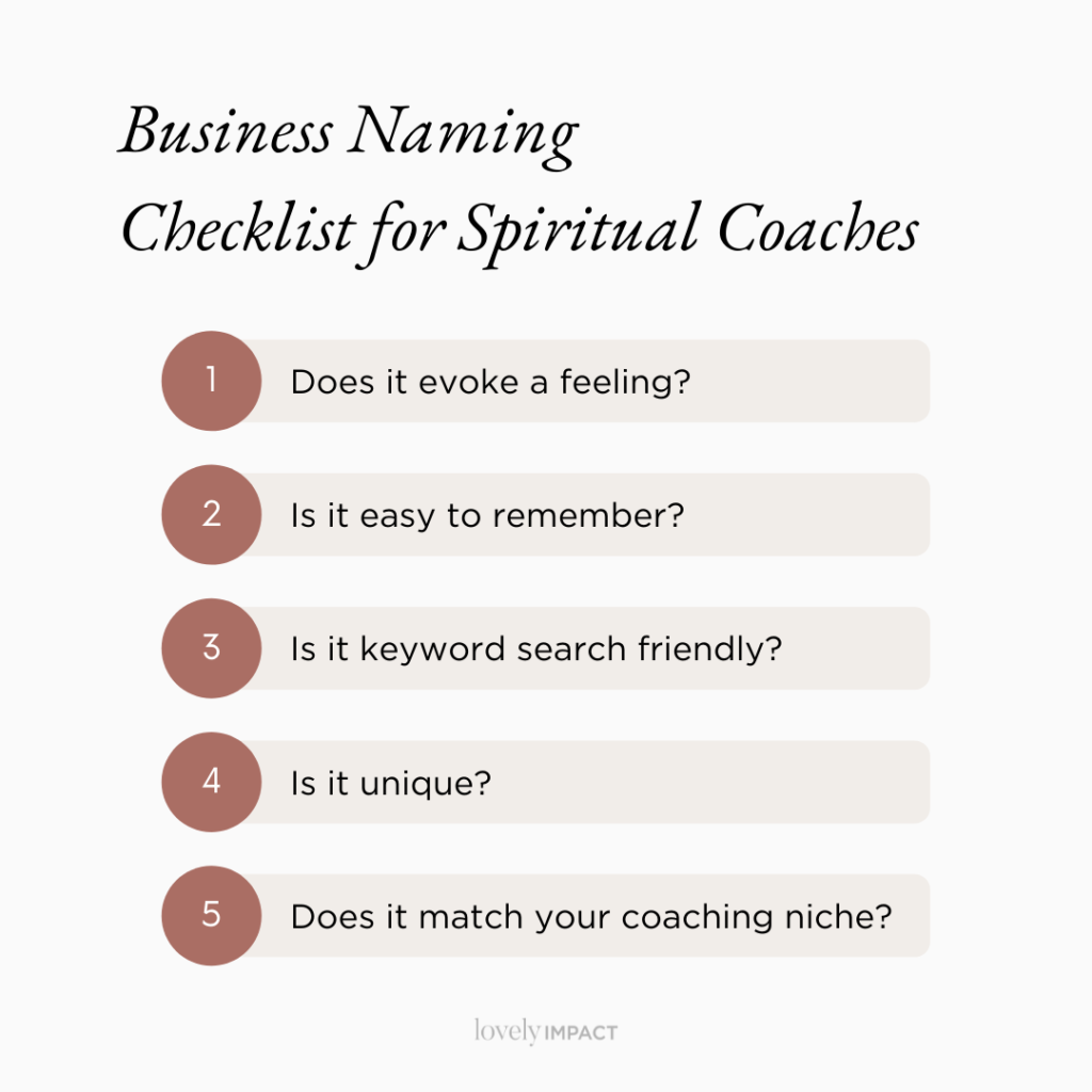 Business Naming - How To Start A Spiritual Coaching Business