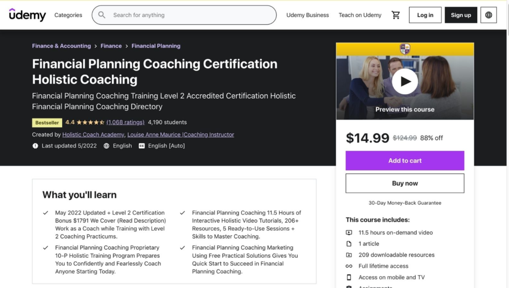 How To Start A Financial Coaching Business - Certificaiton